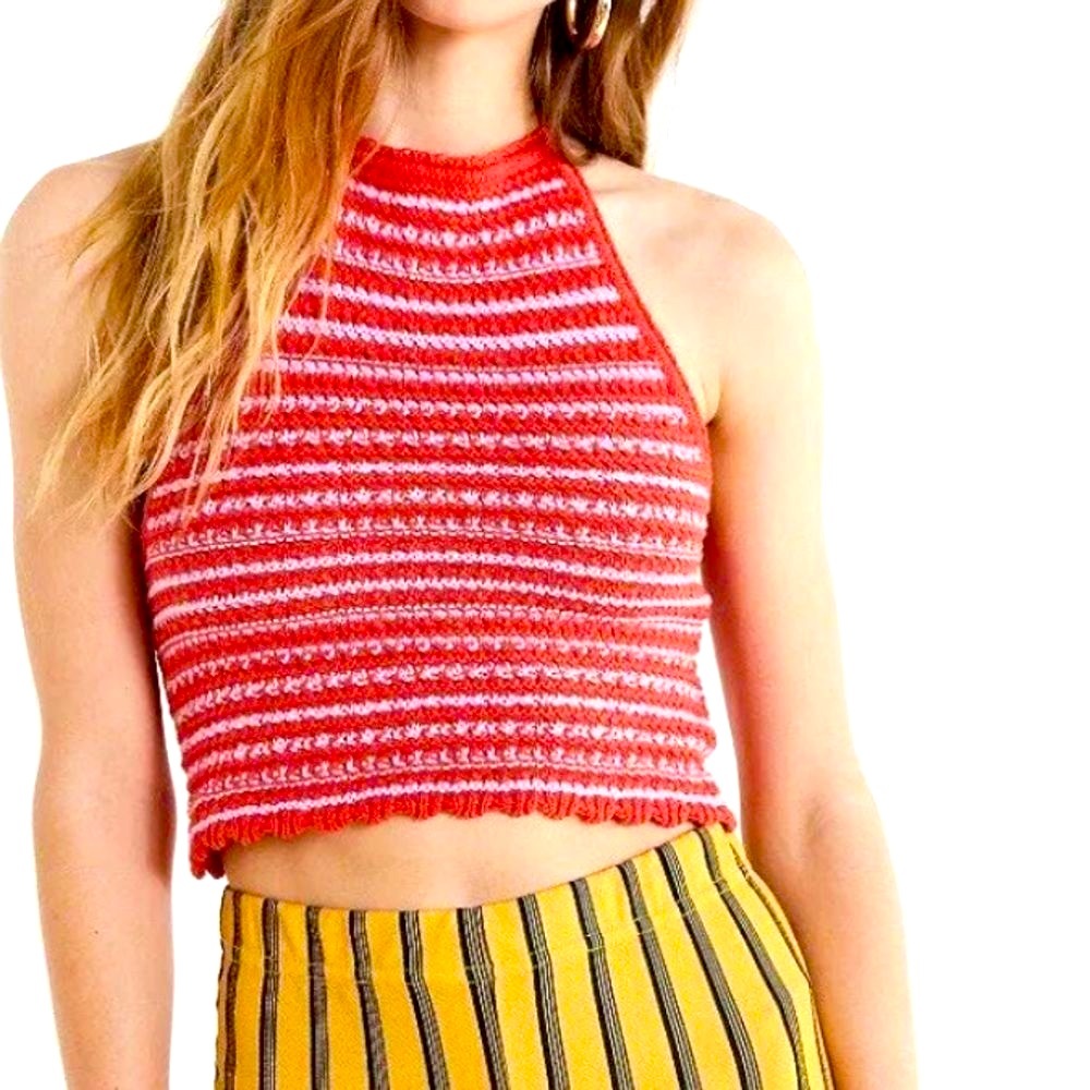 URBAN OUTFITTERS CROP HALTER
